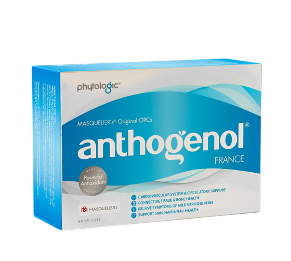 Anthogenol 60 Cap 月光宝盒原花青素胶囊葡萄籽精华淡斑 60粒【保质期2028/08】